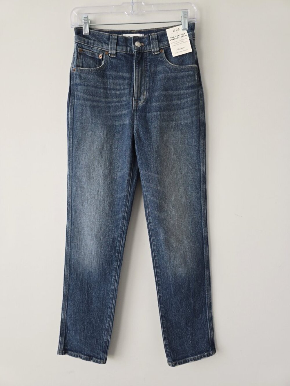 Madewell The Perfect Vintage High Rise Jeans 25 Med Wash NWT
